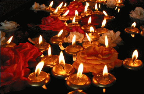 Animated Wallpaper on Candles  Gif