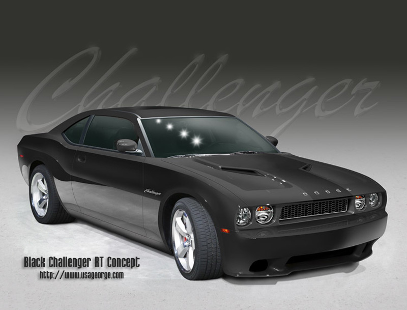 Black Challenger R/T Concept Car