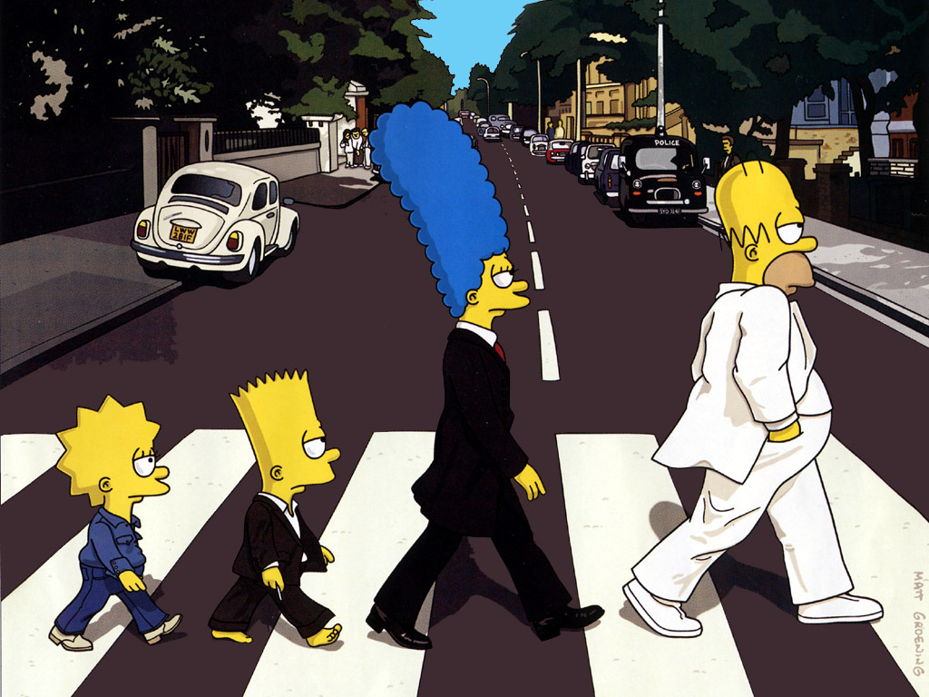 Simpsons  Abbey Road
