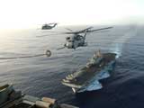 Military Helicopter & Air Craft Carrier